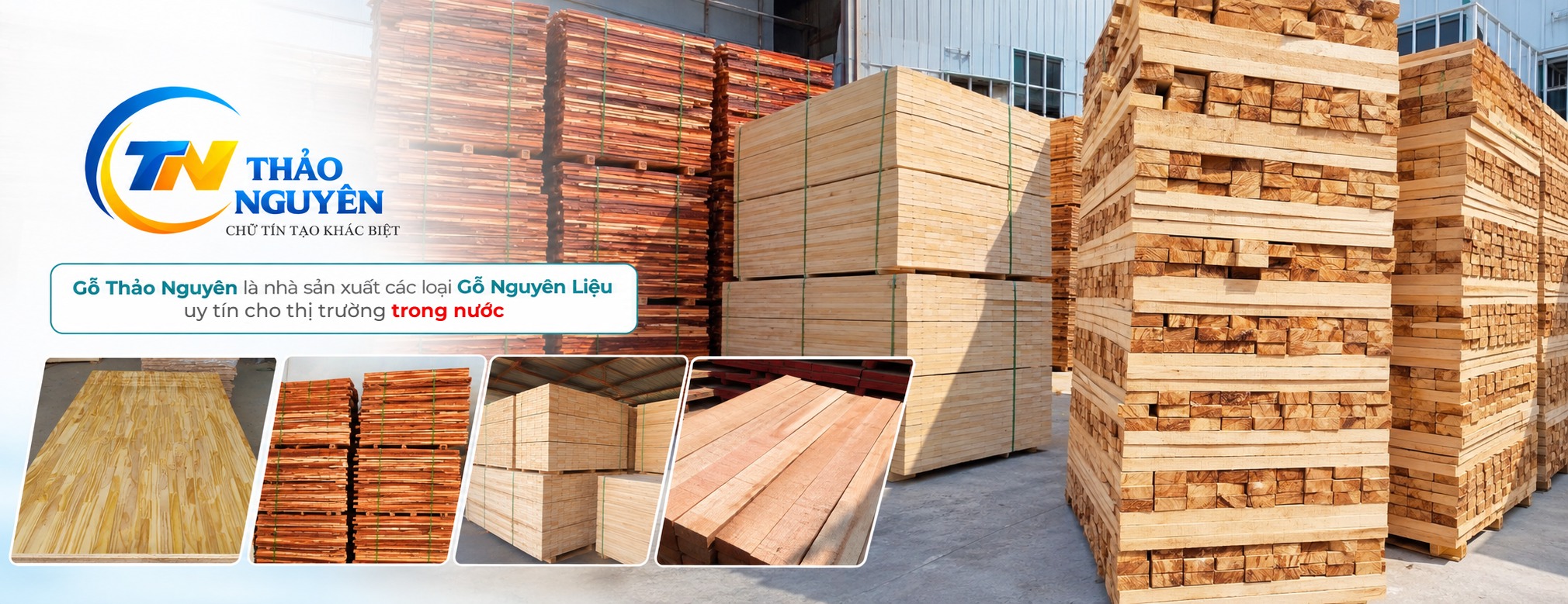 Gỗ Thảo Nguyên – nhà sản xuất gỗ nguyên liệu cho thị trường trong nước